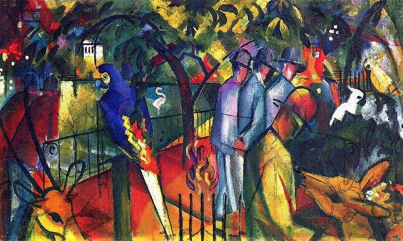 August Macke Zoologischer Garten (I) china oil painting image